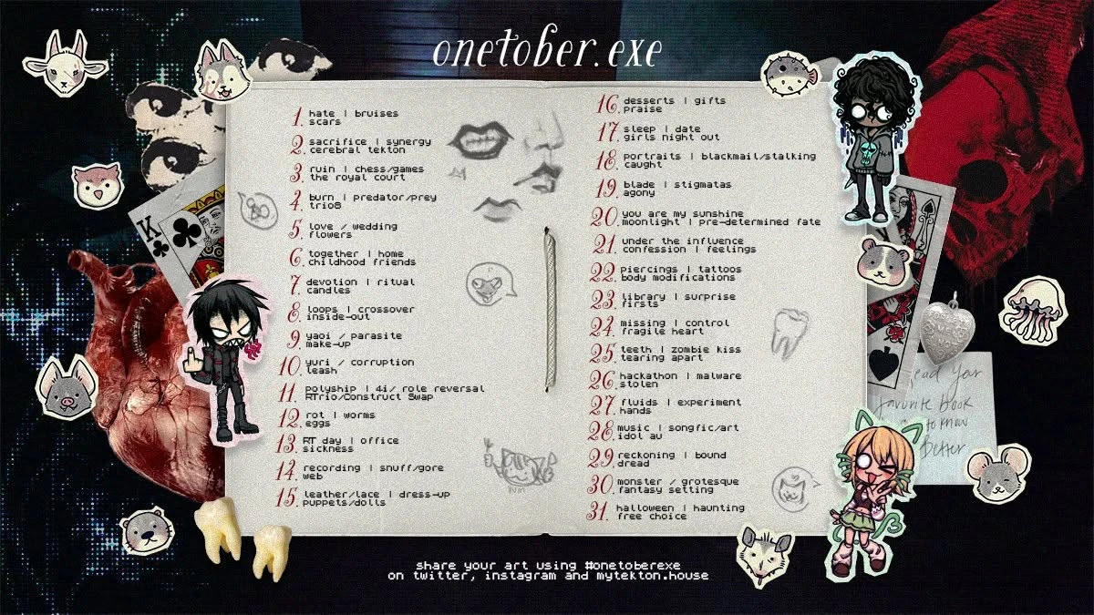 The onetober.exe prompt list